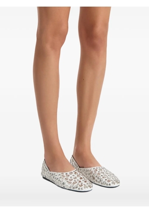 KHAITE Jane flats - White
