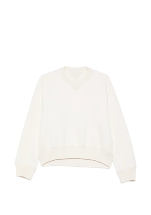 sacai crew-neck sweater - Neutrals