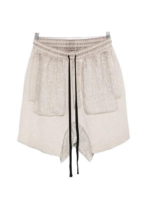 Thom Krom drop-crotch shorts - Neutrals