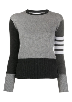 Thom Browne ribbed cashmere sweater - Grey