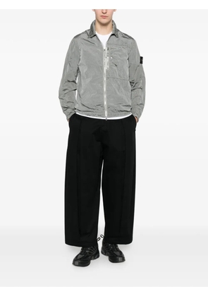 Stone Island zip-up overshirt - Grey