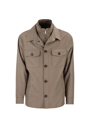 Moorer Dulac-PUM jacket - Brown