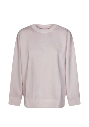 Sun68 logo-embroidered sweatshirt - Pink