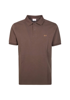 Sun68 bandana-collar polo shirt - Brown