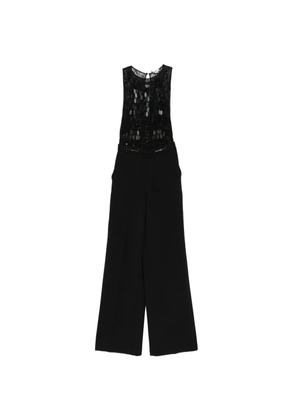 Elisabetta Franchi sequin-embelished jumpsuit - Black