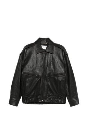 Saint Laurent leather jacket - Black