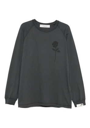 Golden Goose rose-print raglan T-shirt - Grey