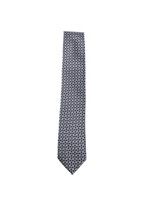 Zegna patterned tie - Blue