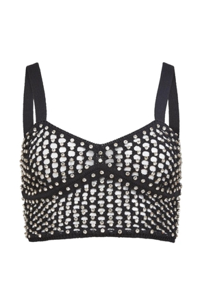 Fleur Du Mal embellished top - Black