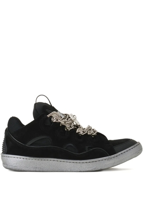 Lanvin chain plaque-detail sneakers - Black