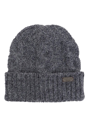 Barbour cable-knit scarf (set of two) - Grey