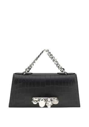 Alexander McQueen jewelled mini shoulder bag - Black