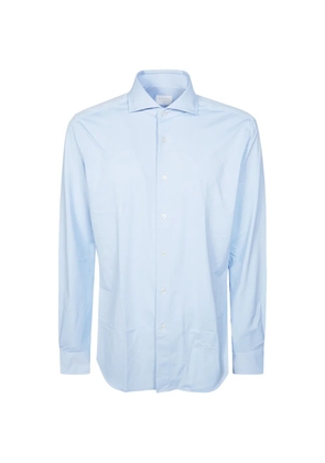 Xacus french-collar shirt - Blue
