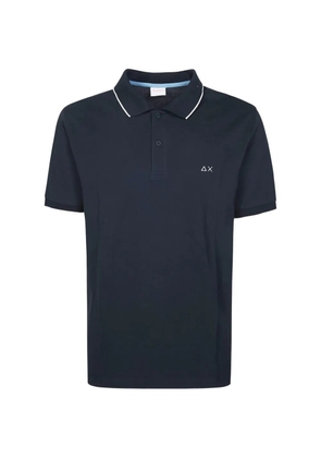 Sun68 contrast-trim polo shirt - Blue