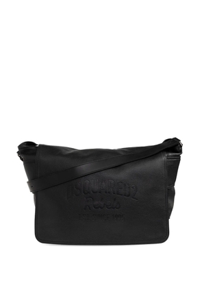 DSQUARED2 embossed leather tote bag - Black