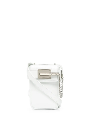 AMIRI small leather crossbody bag - White