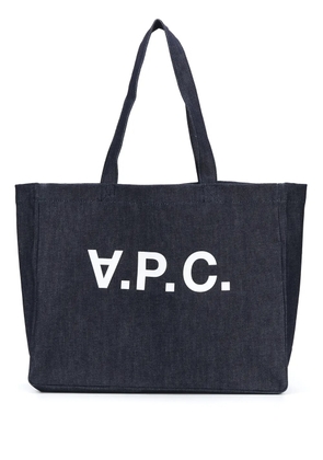 A.P.C. Daniela denim tote - Blue