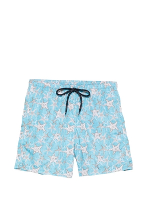 Drumohr starfish-print swim shorts - Blue