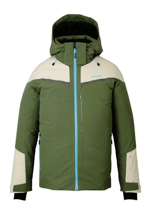 PHENIX hooded colour-block ski jacket - Green