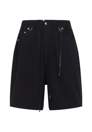 Mastermind Japan skull-graphic drawstring shorts - Black