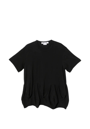 Comme Des Garçons Comme Des Garçons ruffled T-shirt - Black
