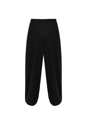 Moschino logo stripe trousers - Black