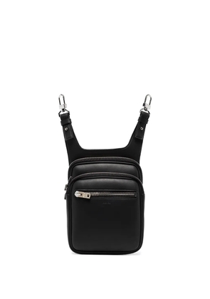 AMIRI hook-on leather hip pouch - Black