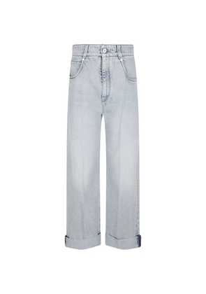 Brunello Cucinelli cuffed jeans - Blue