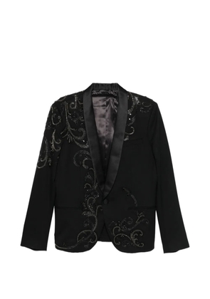 Balmain crystal-embellished blazer - Black