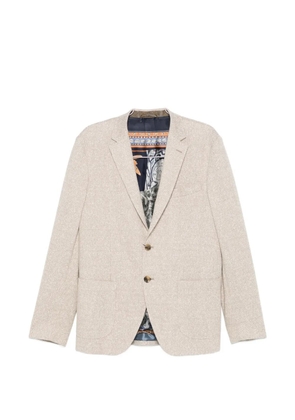 ETRO checked two-button blazer - Neutrals