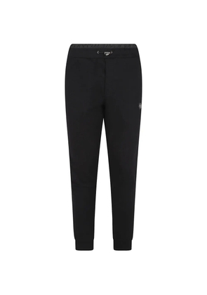 Philipp Plein logo-patch drawstring track pants - Black