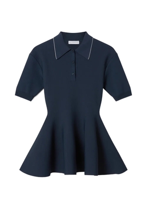 Stella McCartney button-placket polo top - Blue