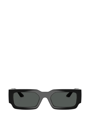 Versace Eyewear square logo sunglasses - Black