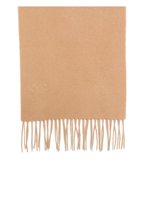 Hackett fringed scarf - Brown