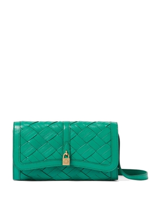 Stella McCartney Ryder woven clutch bag - Green