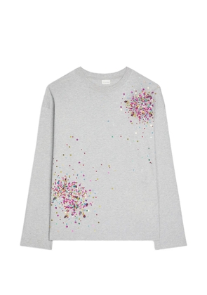 DRIES VAN NOTEN sequin-embellished sweater - Grey