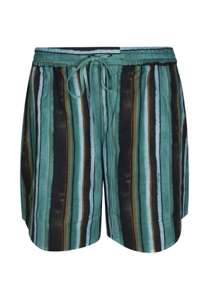 PINKO striped shorts - Blue