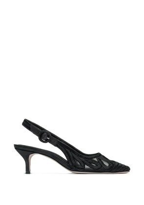 Bernardo Madinah embroidered slingback pumps - Black