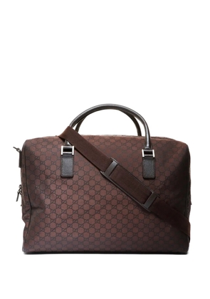 Gucci Pre-Owned 2000s gg canvas boston tote bag - Brown