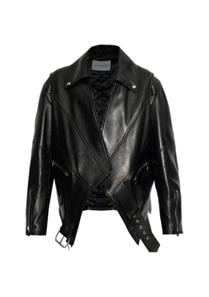 Givenchy zip-up lambskin jacket - Black