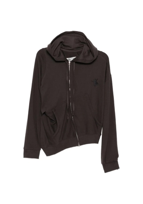 Open YY Slant hoodie - Grey