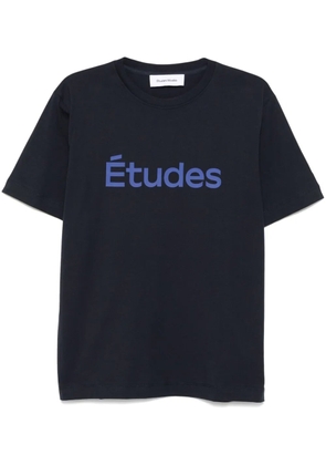 Études Studio logo-print T-shirt - Blue