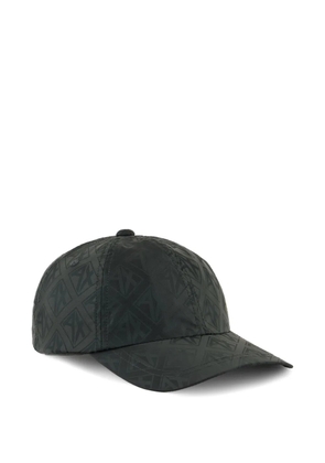 Armani Exchange monogram-print baseball cap - Green