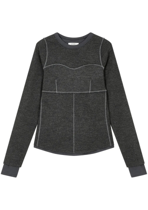 TOMBOY layered t-shirt - Grey