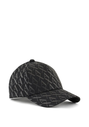 Armani Exchange logo-print baseball cap - Black
