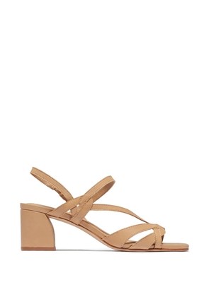 Bernardo Gyoda square-toe strappy sandals - Neutrals