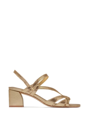 Bernardo knotted-strap heeled sandals - Gold