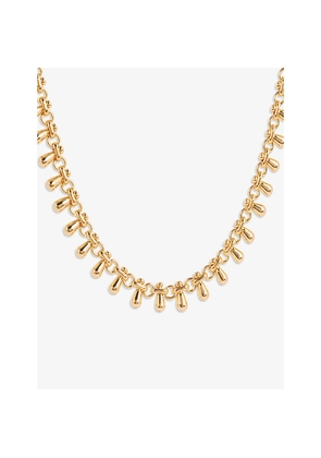 Womens La Maison Couture Amadeus Katia 14ct Yellow Gold-Plated Brass Necklace