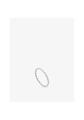 Womens Monica Vinader Corda Sterling-Silver Ring