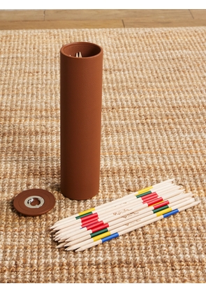 Loro Piana - My Shanghai Full-Grain Leather Game Set - Men - Brown